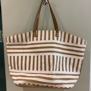 Mud Pie Large Jute Tote